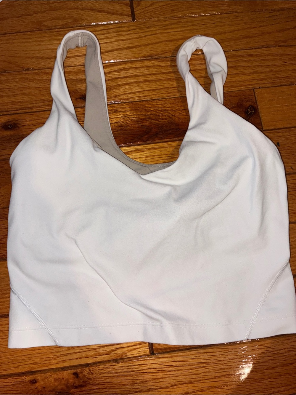 Lululemon align Women's White Soft Support Bralette